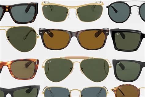 types of Ray-Ban sunglasses